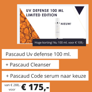 Pascaud UV Defense 100 Ml.+ Pascaud Cleanser + Code Serum O